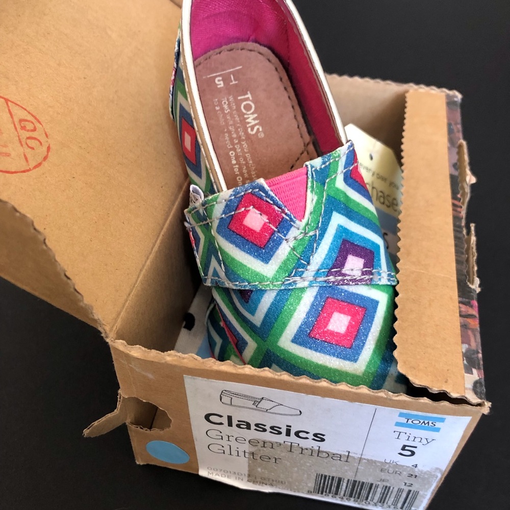 Tiny Toms Girls Shoes
